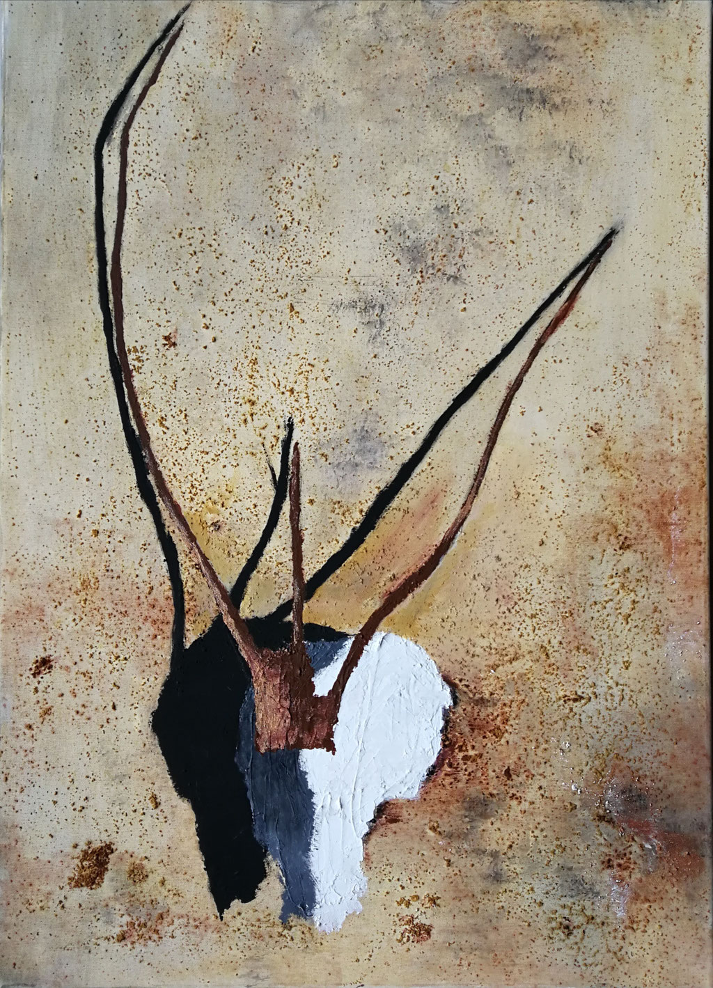 Gazelle 2019, Acryl auf Leinwand 50x70, vergeben