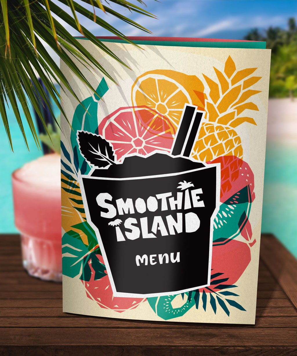 Smoothie Island cocktail menu www.juliakerschbaumer.com