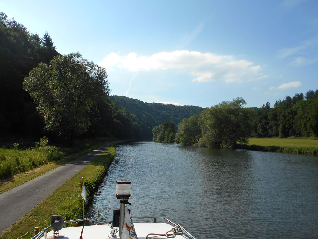 Abgeschiedenheit oberhalb Schleuse Scheidt