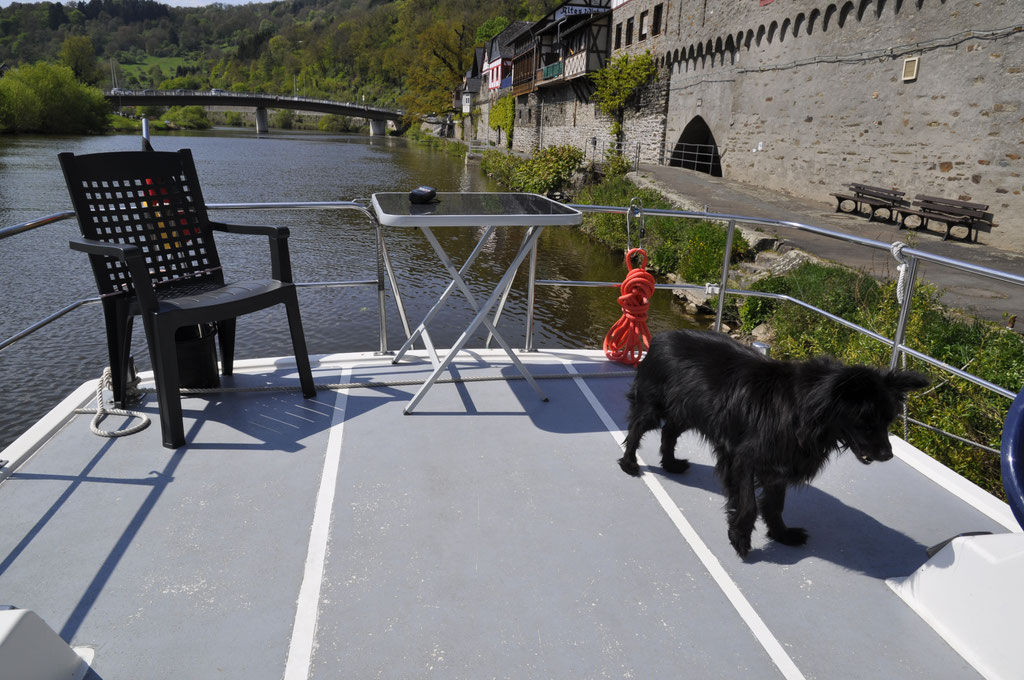 Terrasse achtern