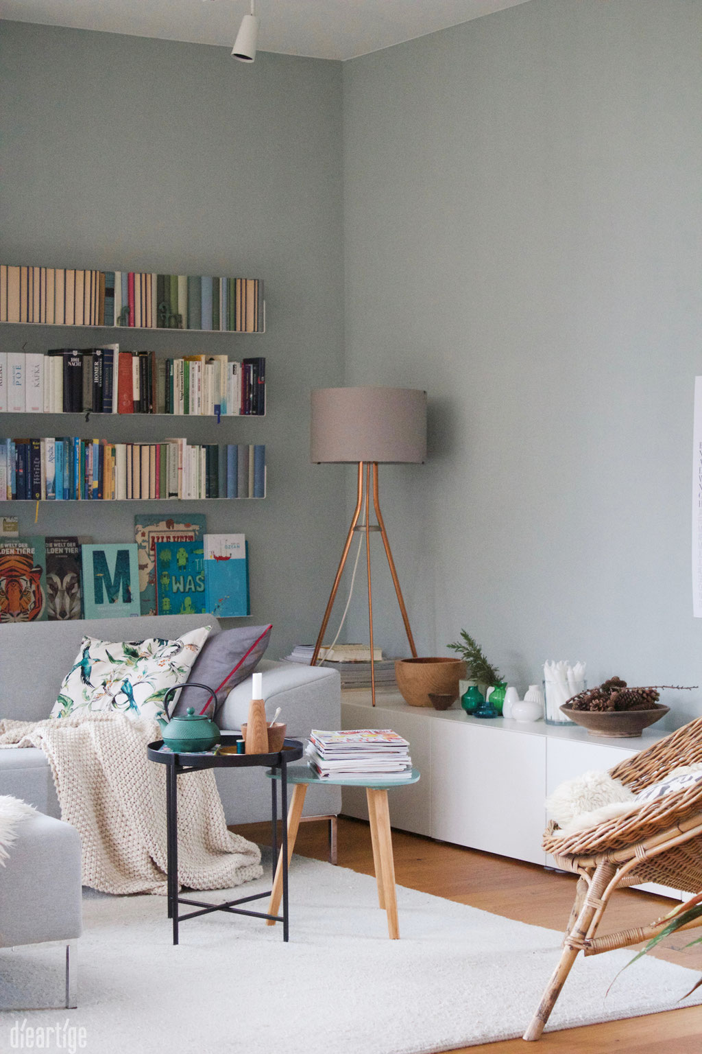 Wohnzimmer Weiss Grau Grun Caseconrad Com