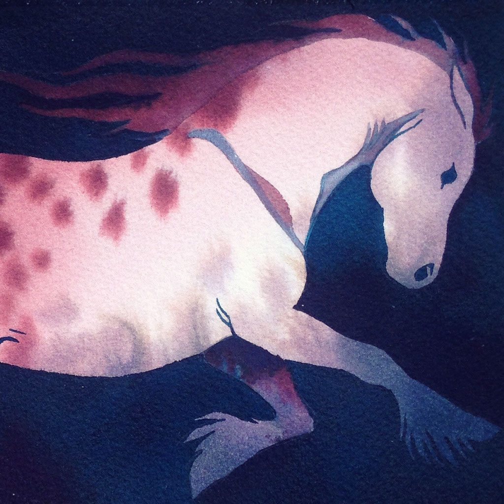 Chevaux d'encre