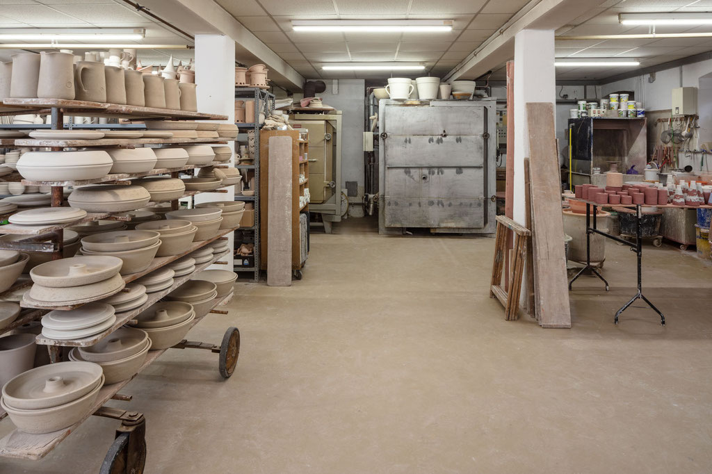 Töpferei Bösl, Essfeld, Werkstatt