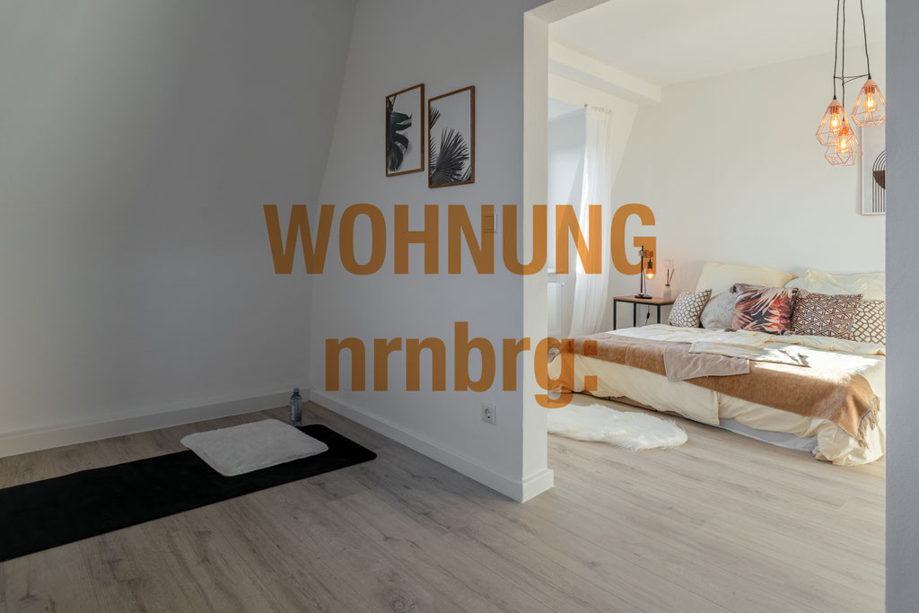 Hobbyraum und Schlafzimmer in einer Wohnung in Nürnberg