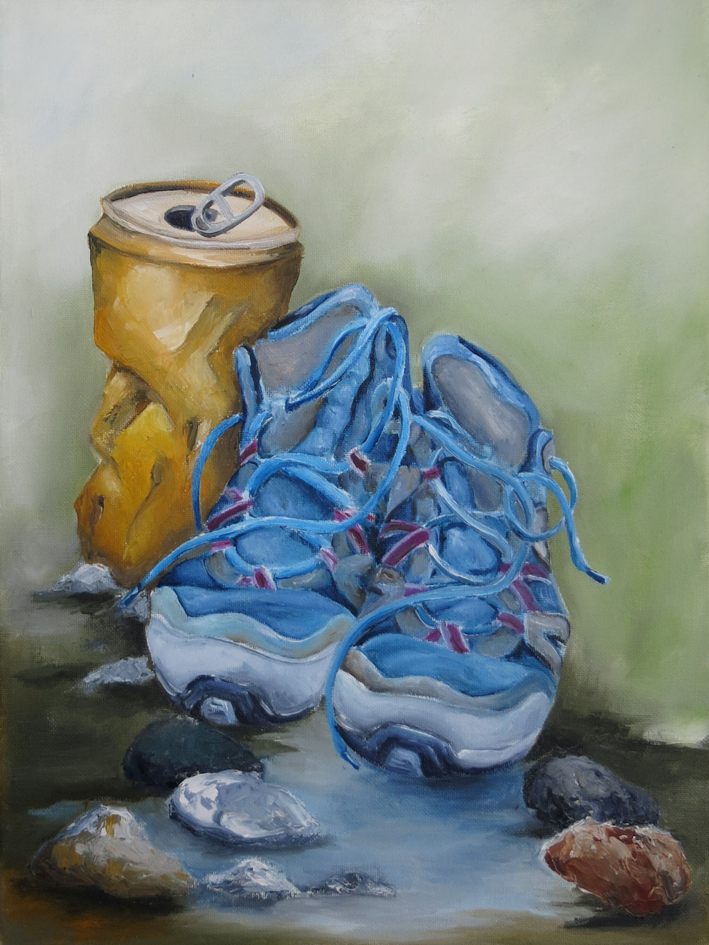 Wanderschuhe 2023 Öl auf Leinwand 210,-