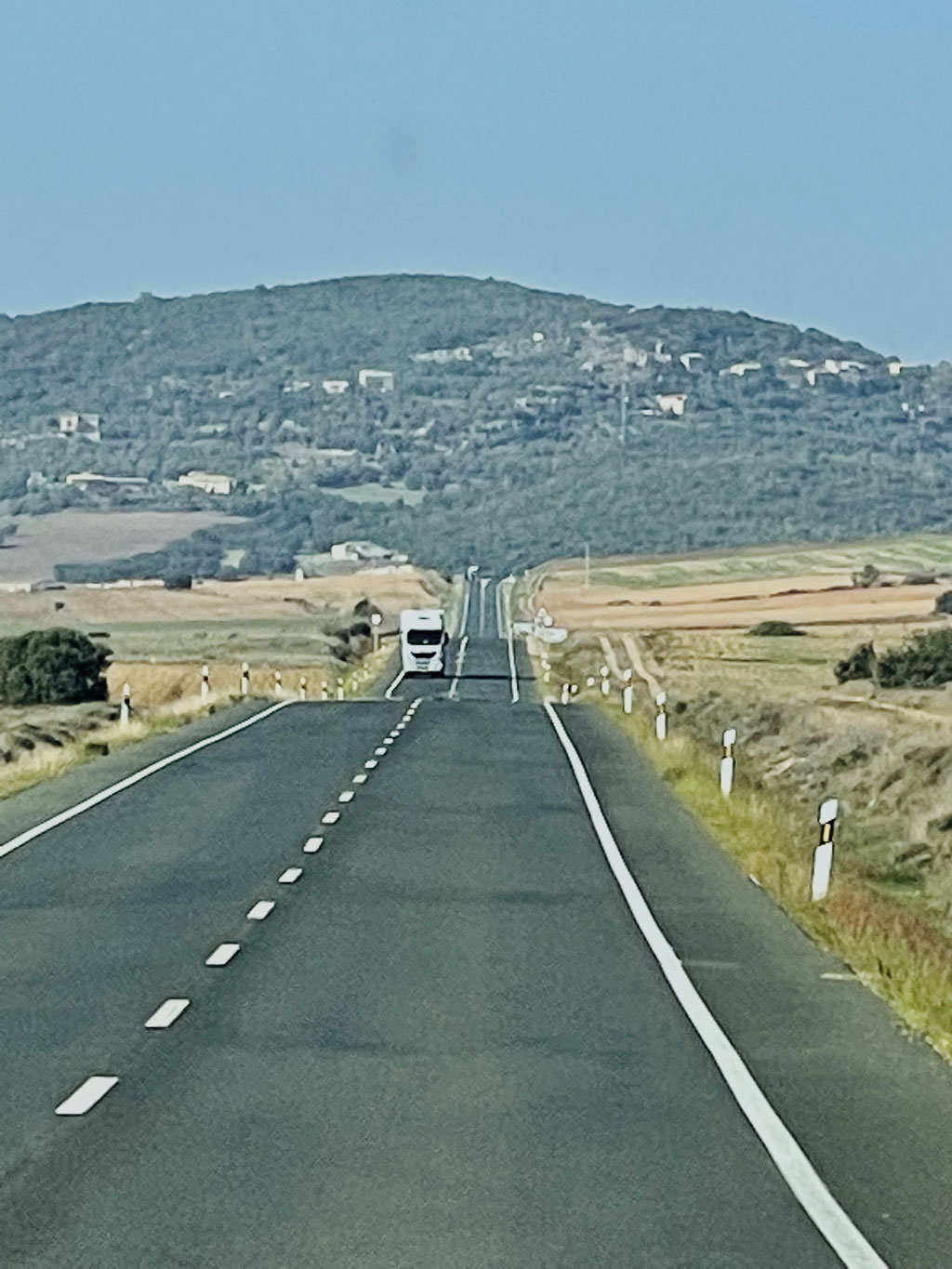 Landstraße nördlich von Lleida 