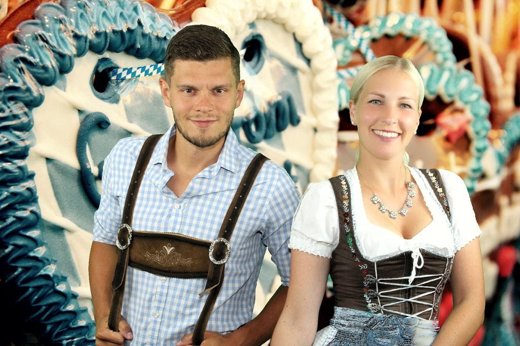 Drucklayout 31 - Greenscreen-Hintergrund "Wiesn"