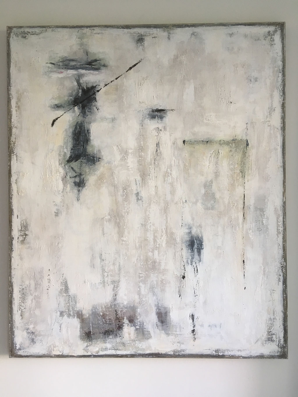 Weiß - Acryl auf Leinwand nach einer Vorlage von C. Hetzel, 100 x 120 cm, nicht verfügbar