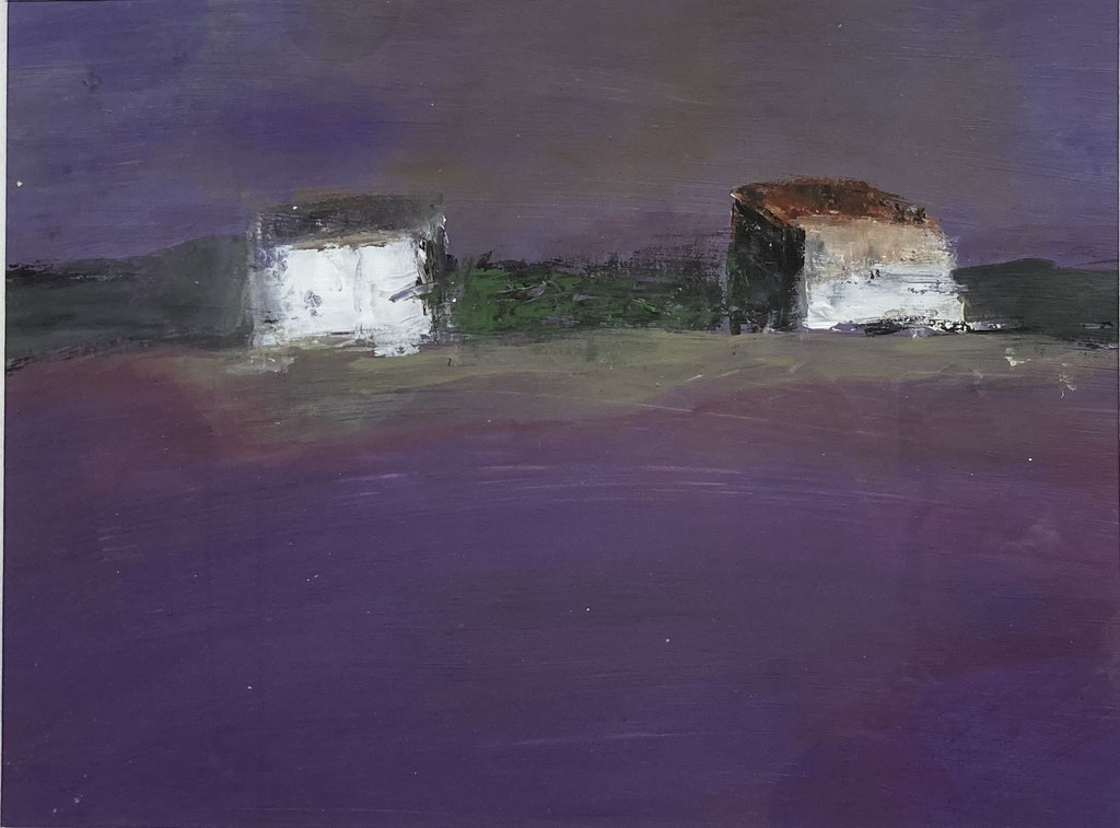 Provence, - im Kunstunterricht entstanden - Acryl auf Papier, 20 x 30 cm /nicht verfügbar