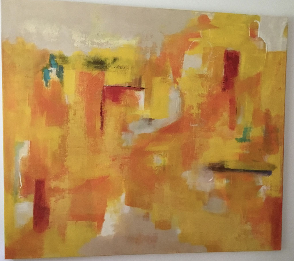 Sommer 2020 in XXL-Größe 160 x 140 cm, Acryl auf Leinwand 