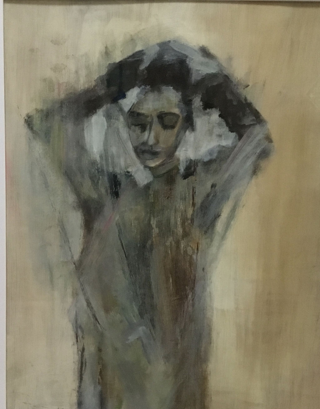 Übung aus dem Kunstunterricht, Acryl auf Papier, 40 x 60 cm/ nicht verfügbar