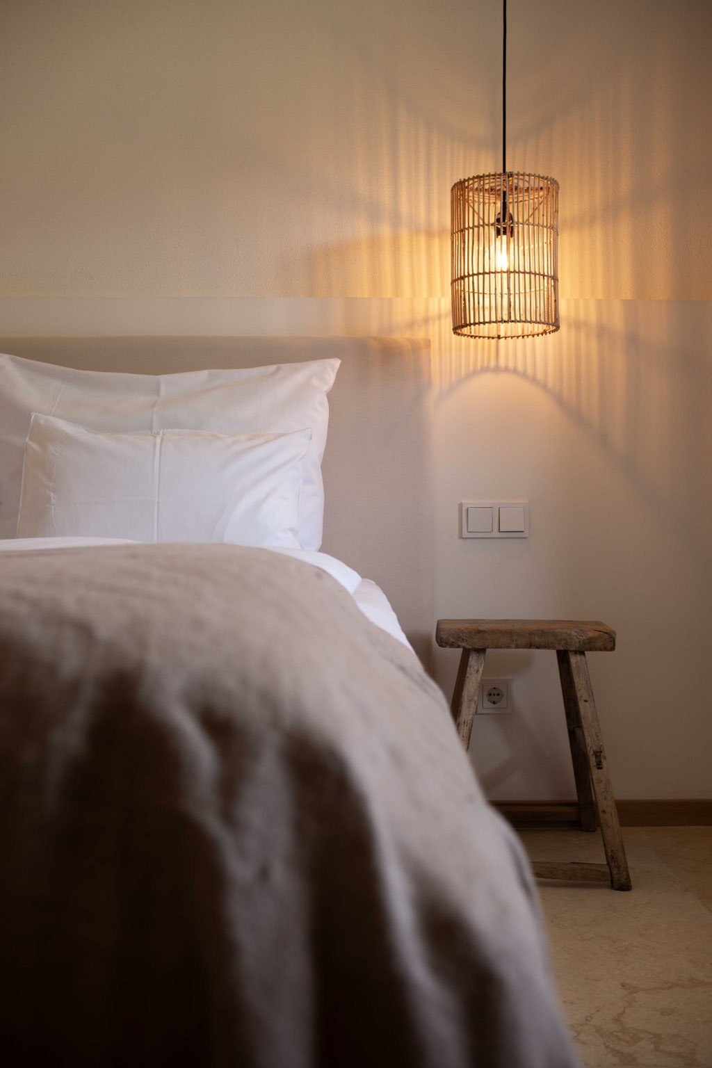 Schlafzimmer im Boho-Design