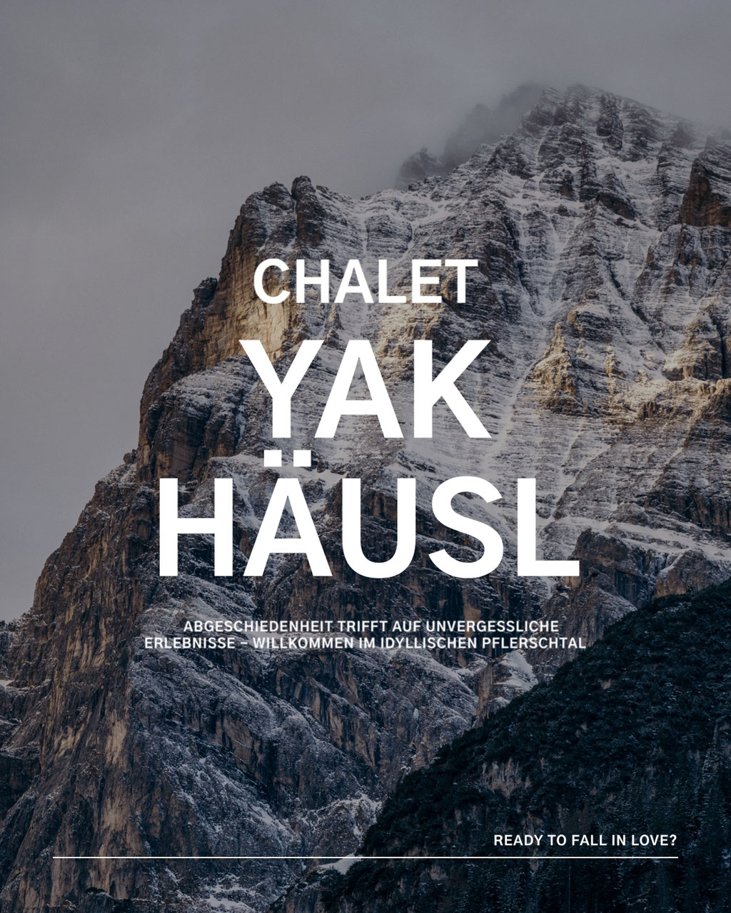 für deinen Urlaub rund um STERZING im Wipptal in Südtirol empfehlen wir dir diese MOUNTAIN HIDEAWAYS: Yak Häusl - Chalet im Pflerschtal _fullwidth-gallery-splash