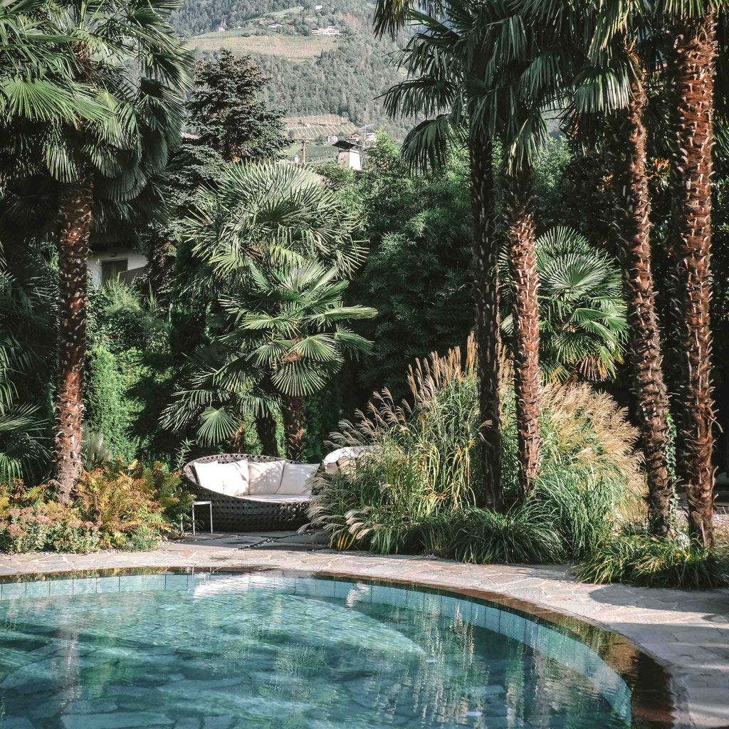 DAS DORNER, Boutiquehotel mit Wellness/Spa/Pool/Infinitypool - Algund bei Meran - Südtirol ... Member of Mountain Hideaways - die schönsten Hotels in den Alpen ©Mela Hipp