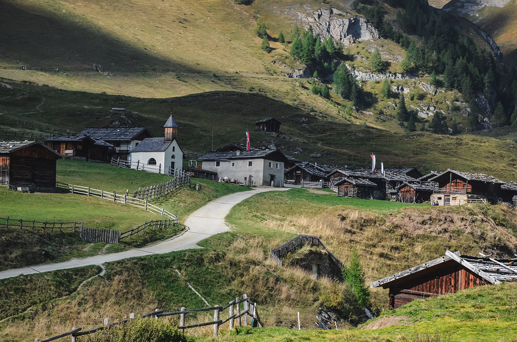 Fane Alm - das schönste Almdorf Südtirols