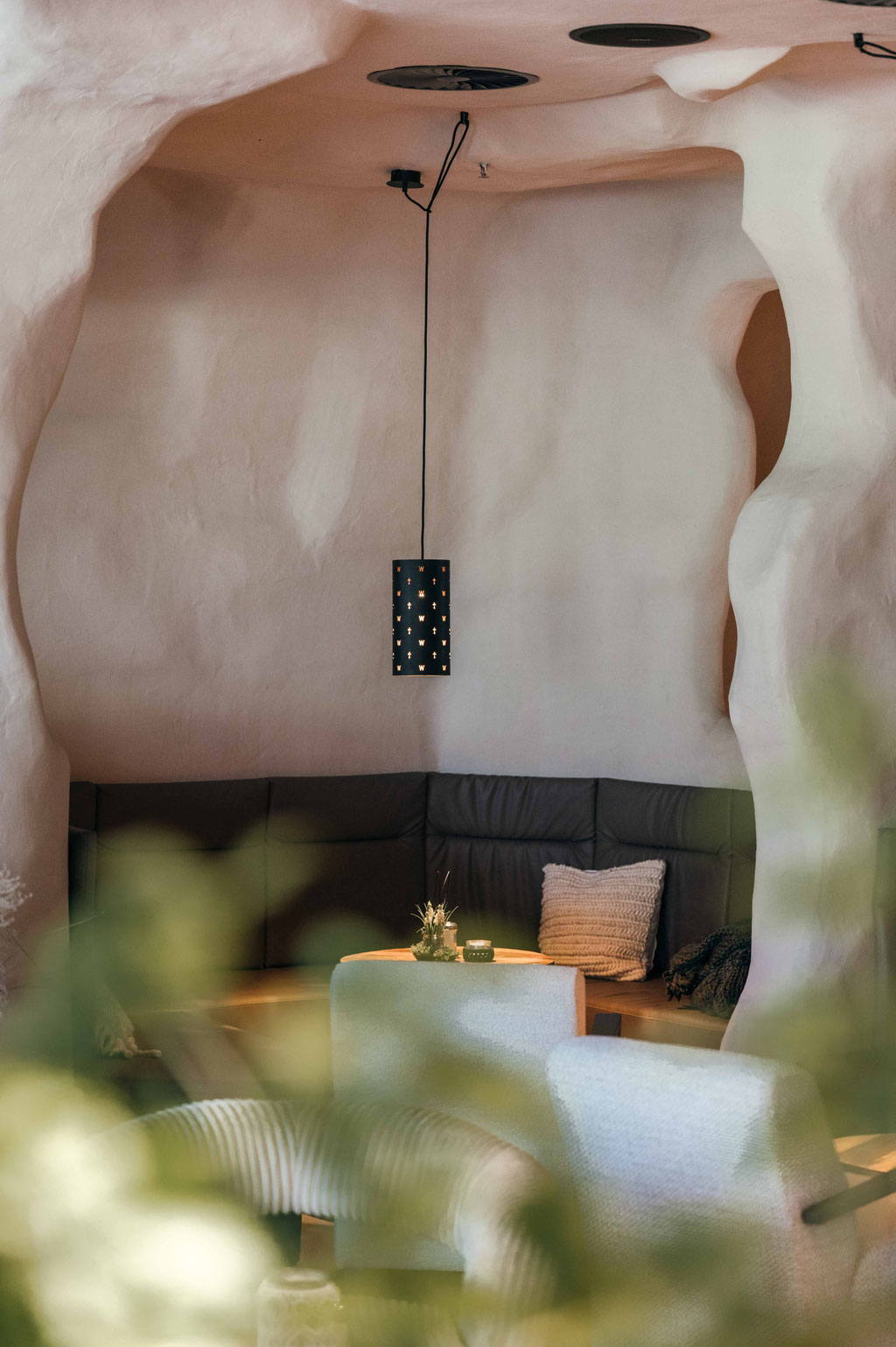 Lounge at the boutique hotel Werdenfelserei in Garmisch, Bavaria