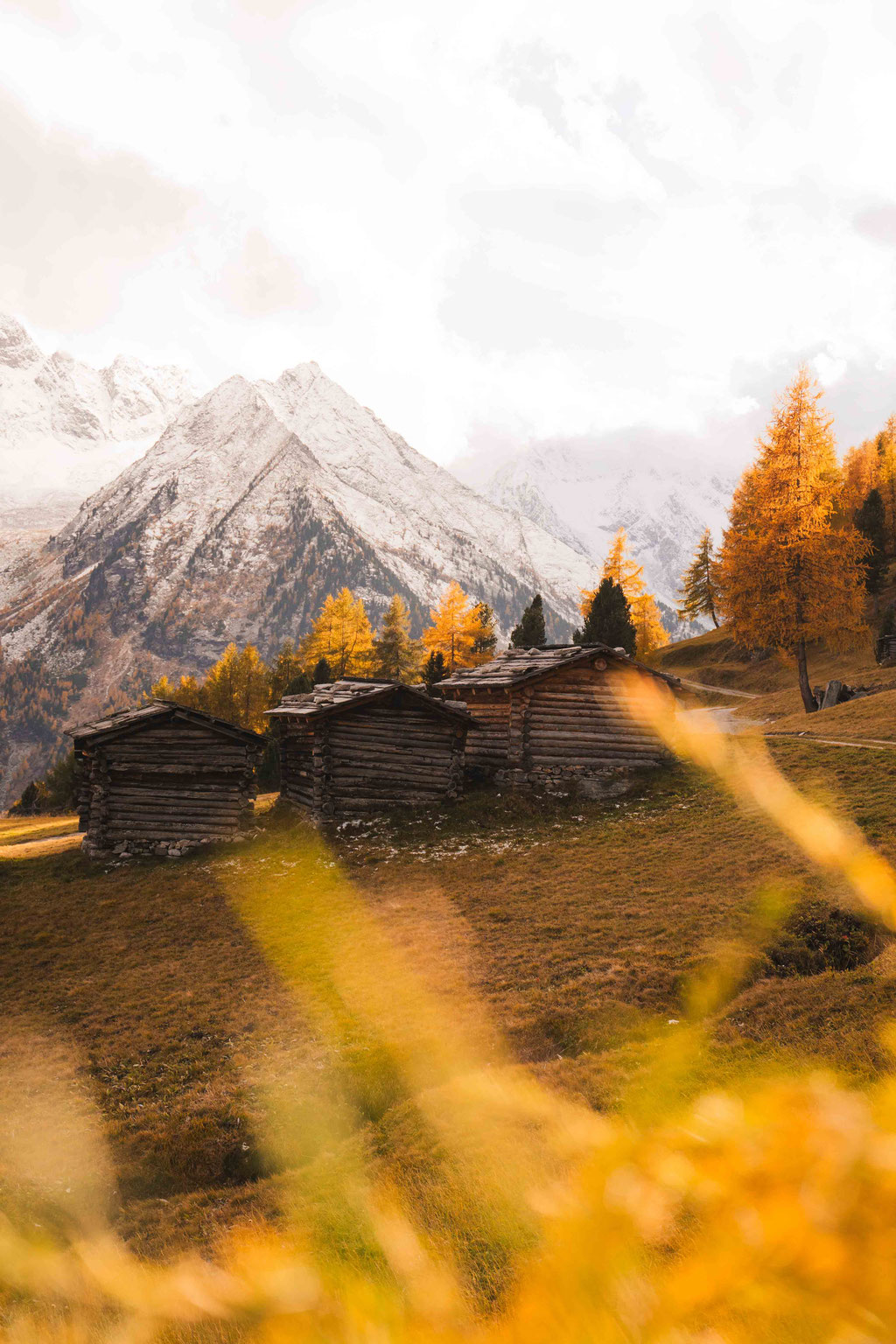 Where Hay Barns Meet Glaciers: Hiking to the Lobisa Schupfn above Rein in Taufers, South Tyrol ©Lena Sulzenbacher