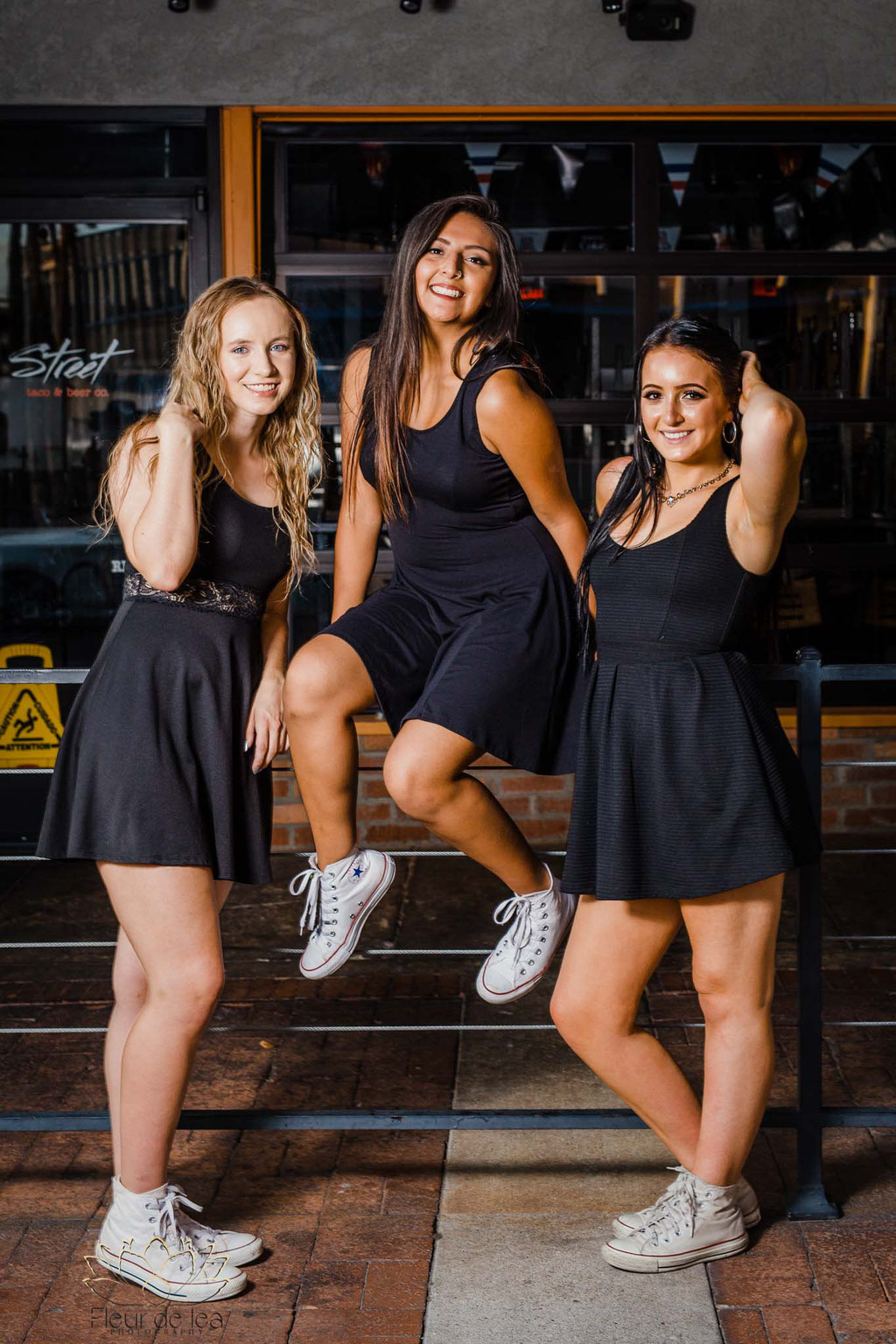 Little Black Dress And Downtown Fdl Street Team Tucson Arizona Senior Photographer Fleur De Lea Photography