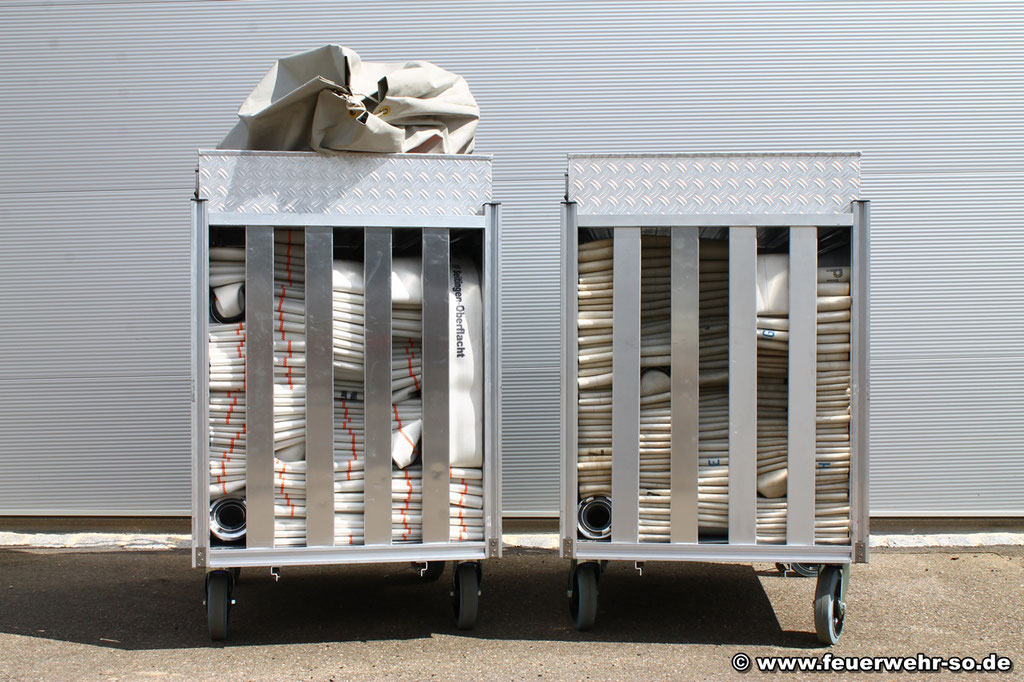 2x Rollcontainer Schlauch