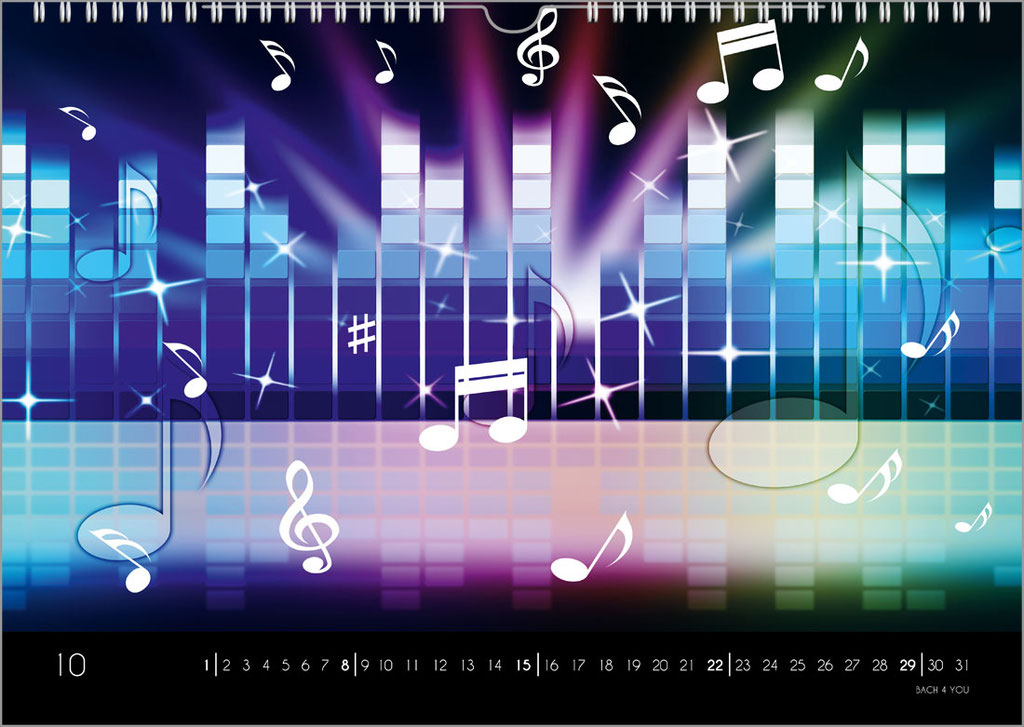 Music calendars are music gifts