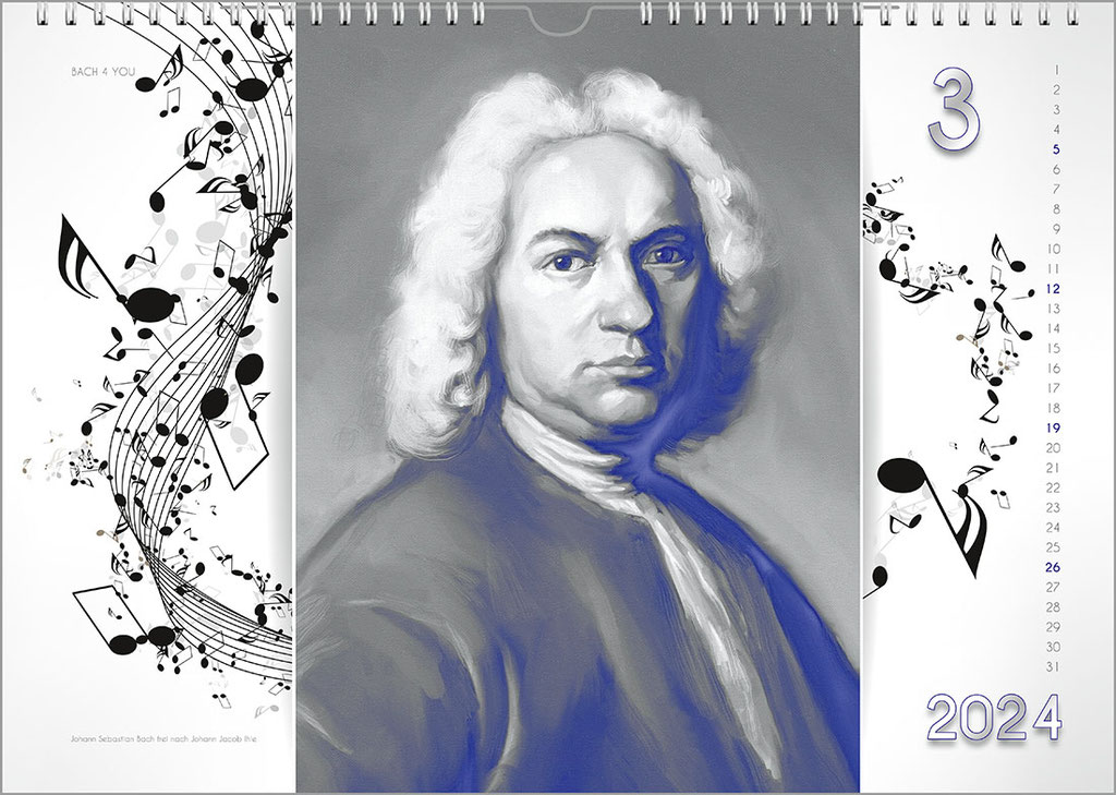 A Bach calendar.