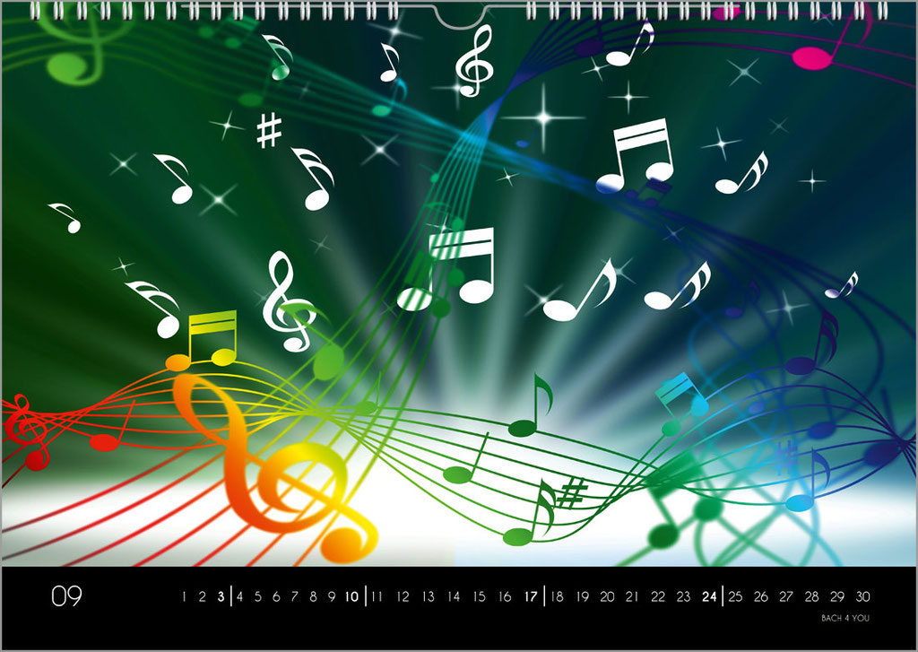 Music calendars are music gifts