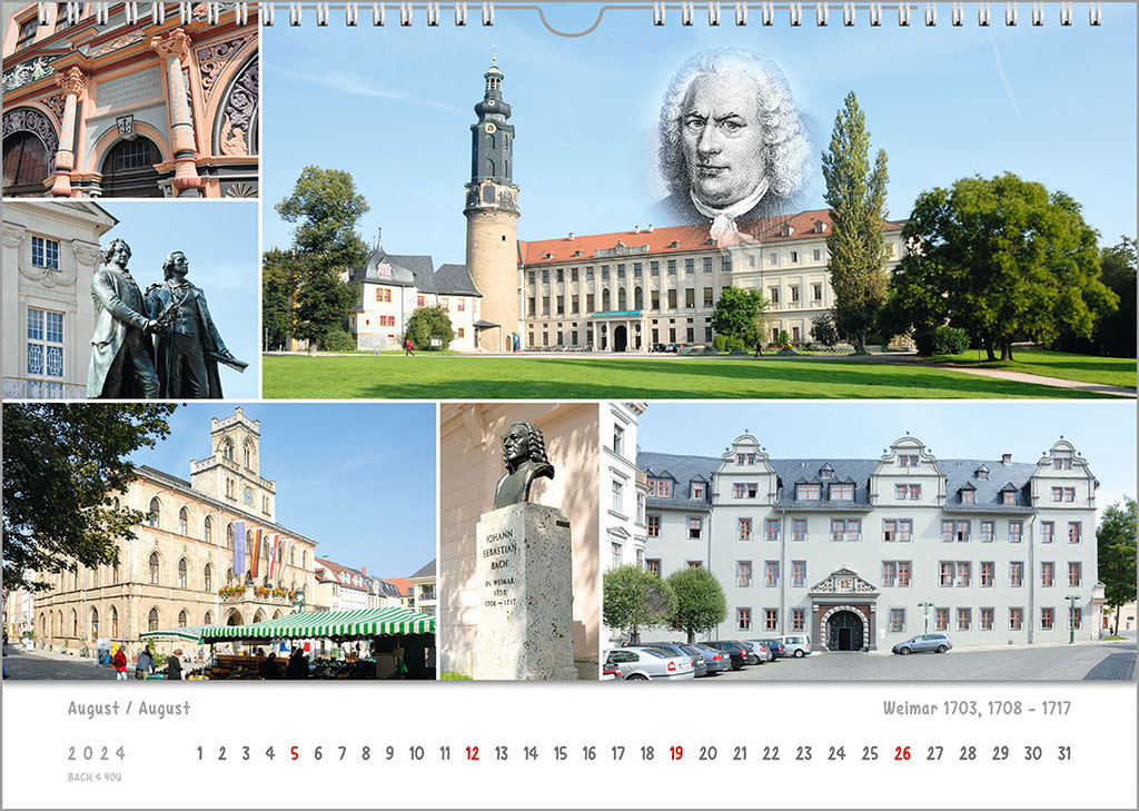 The Bach Cities Calendar.