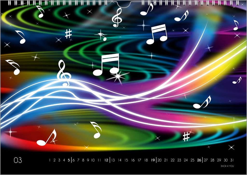 Music calendars are music gifts
