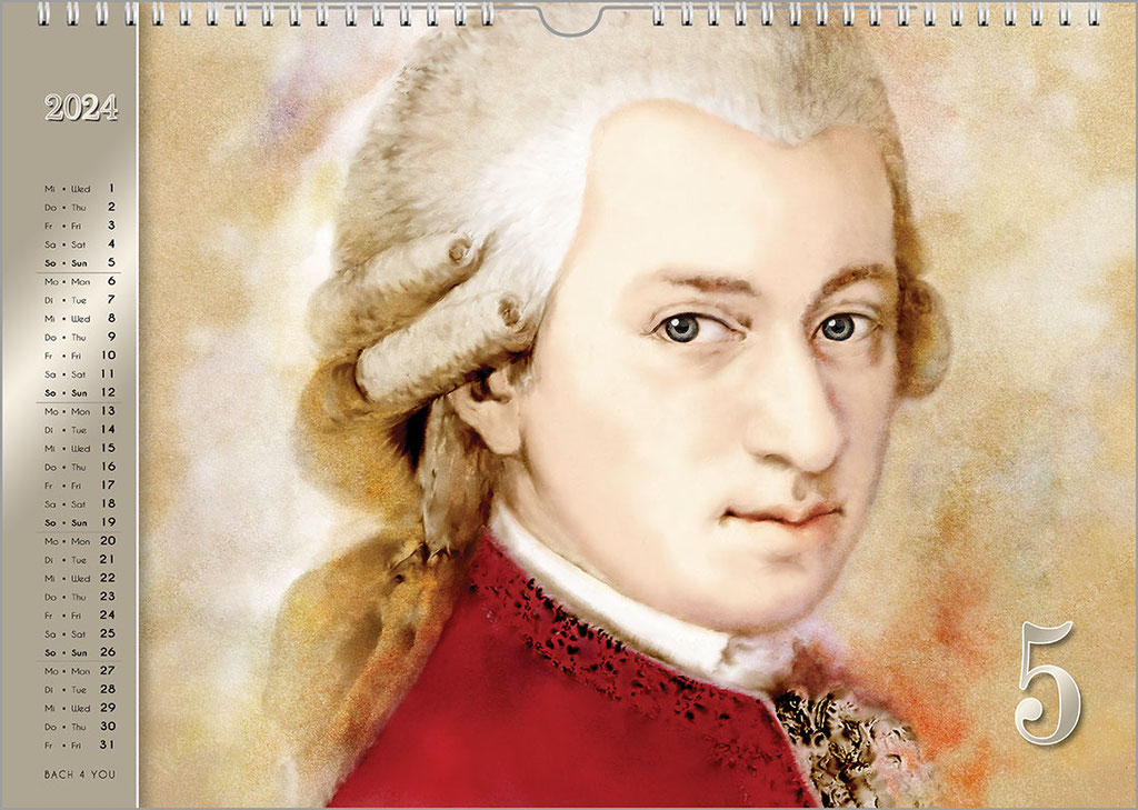 The Mozart Calendar.