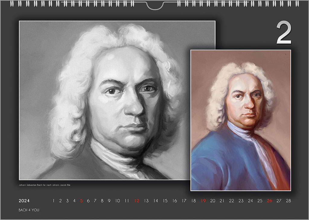 33 Bach calendars in the Bach Shop.