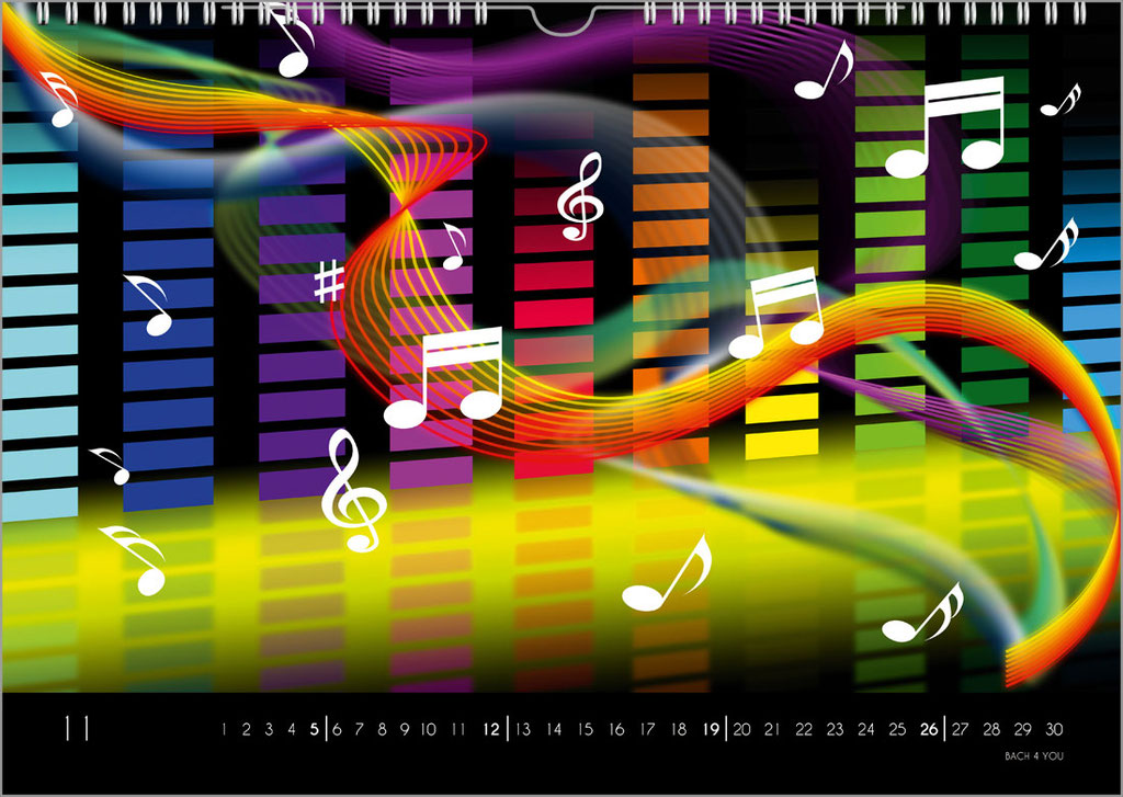 Music calendars are music gifts