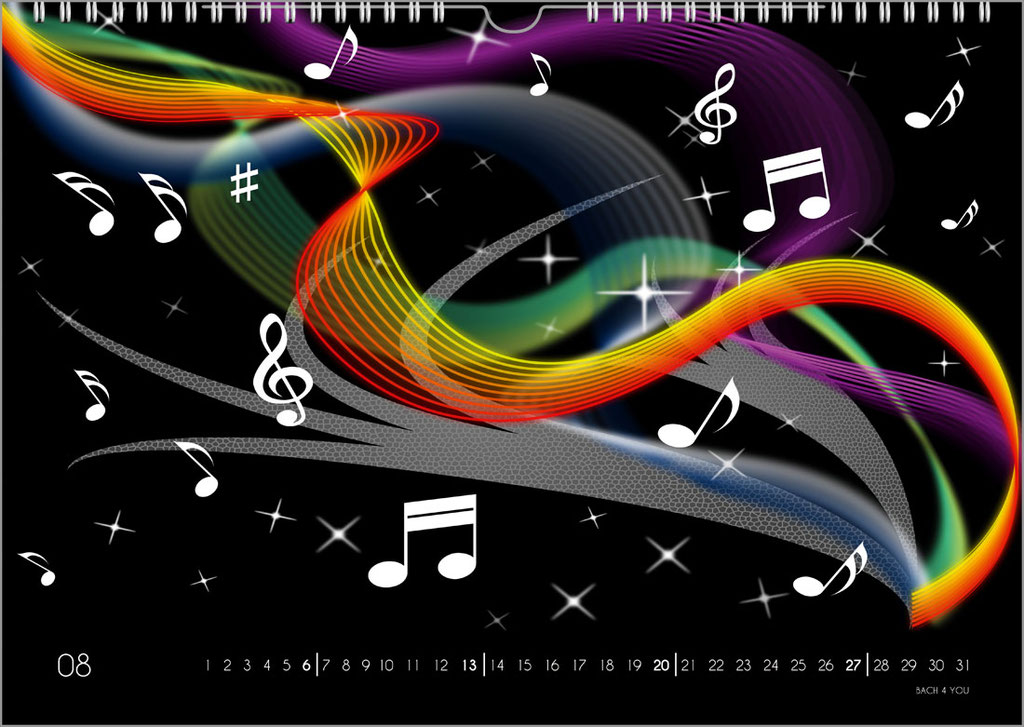 Music calendars are music gifts