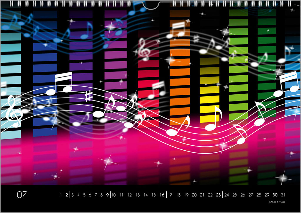 Music calendars are music gifts