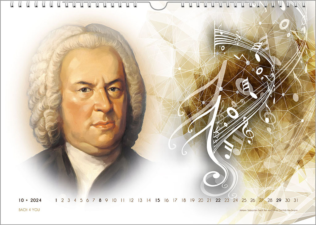 In the Bach Shop: 33 Bach calendars.