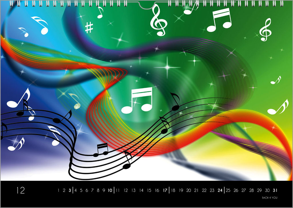 Music calendars are music gifts