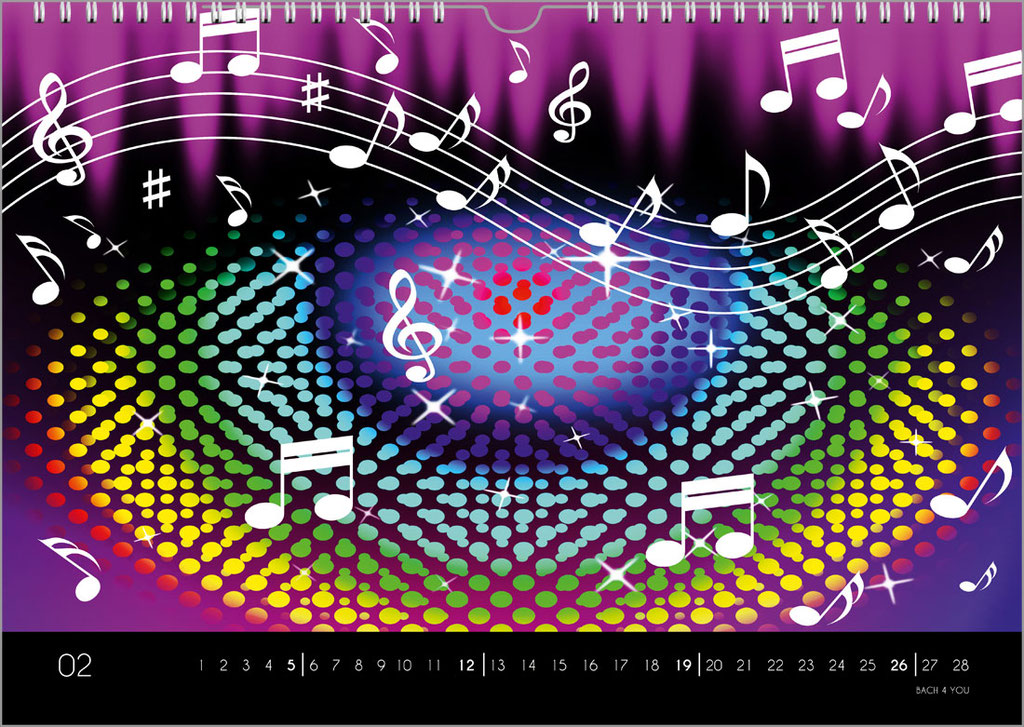Music calendars are music gifts