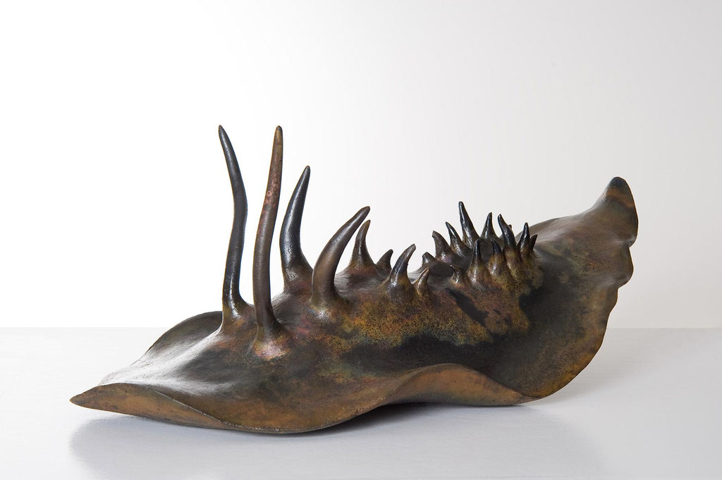 Nudibranch, Keramik (Raku), 22/22/52 cm