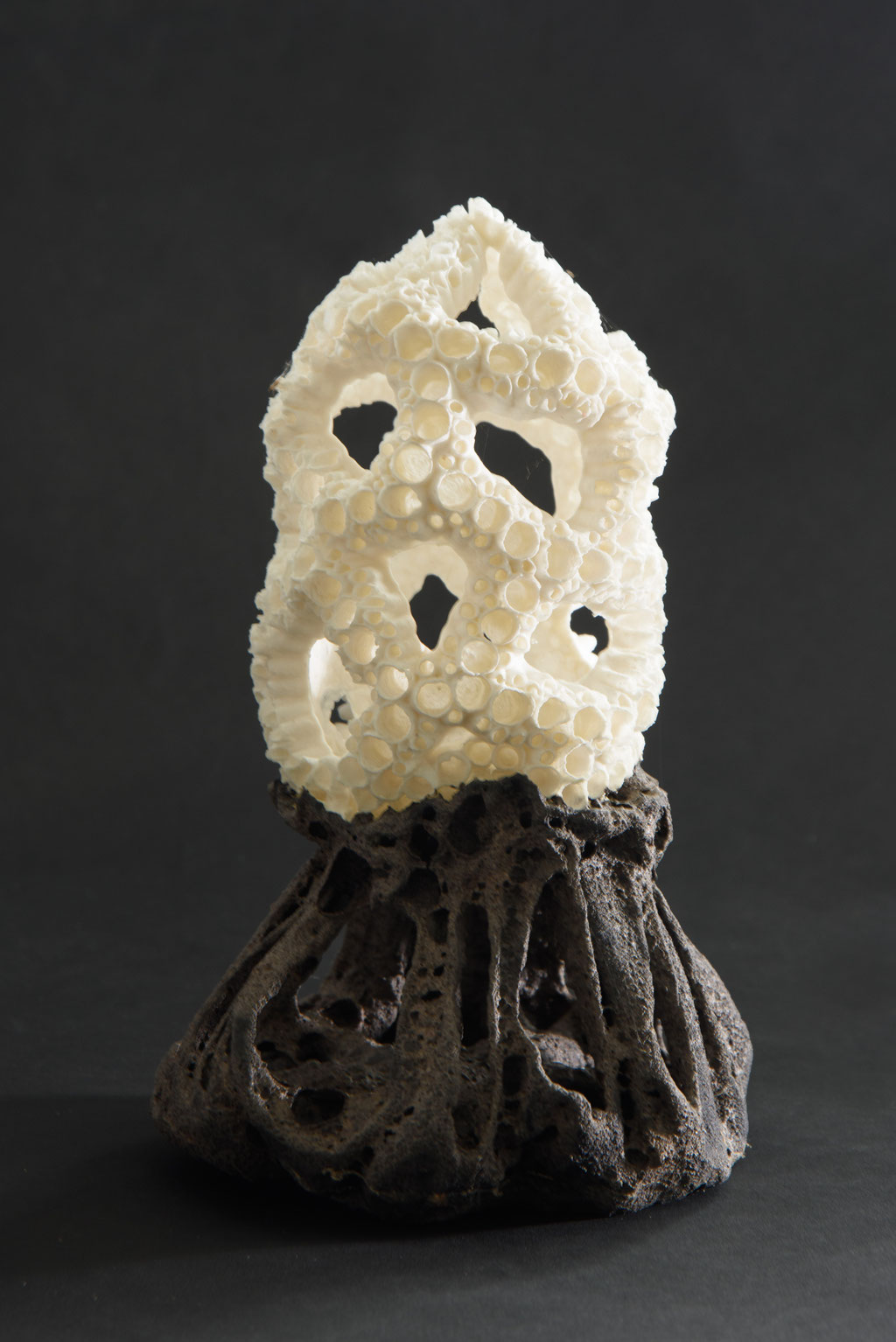 lumina; 2025; porcelain, partly glazed; 23/14/15 cm