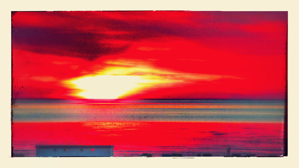 ~ Bild: Special Effects - 'Dorum Late August Sunset@North Sea' ~