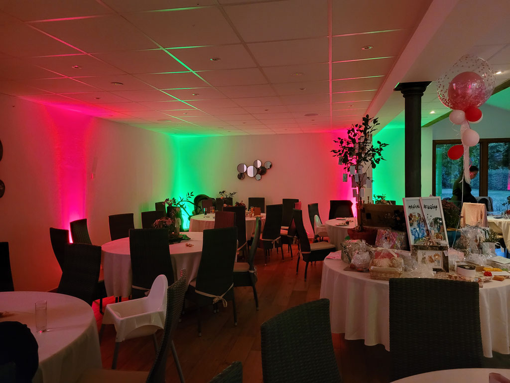 Uplighting | Ambientebeleuchtung in "Haus am Park" Bubenheim