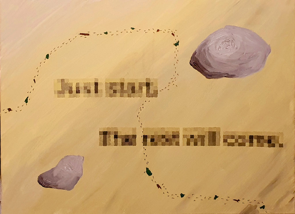 The Ant Is Near, 60x80 cm, 2021