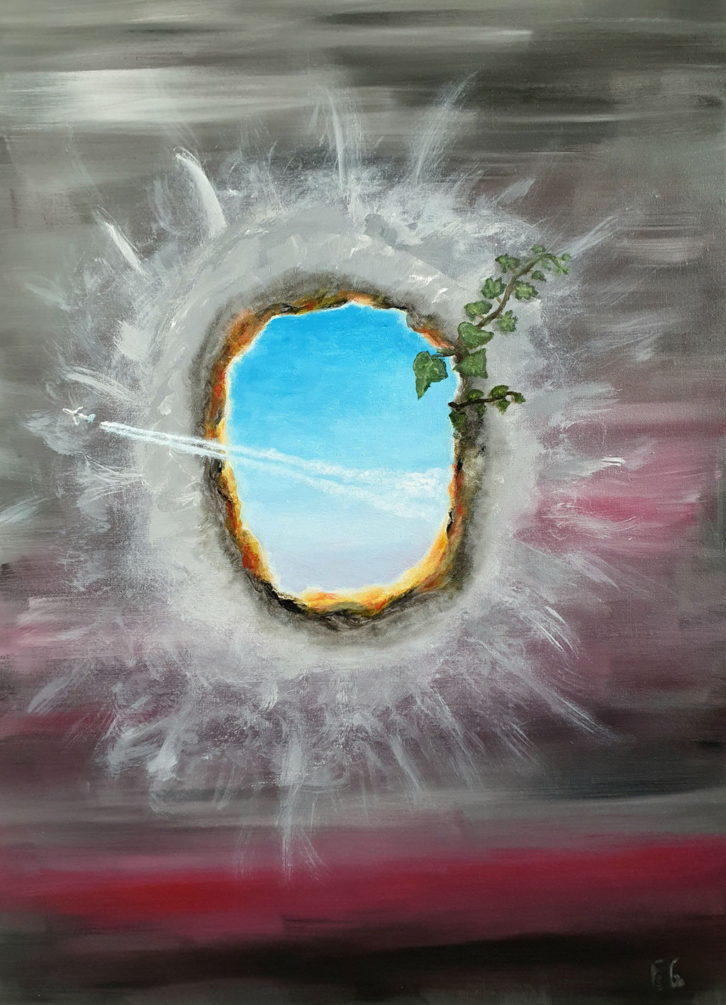 Just Come On In, 60x80cm, 2023