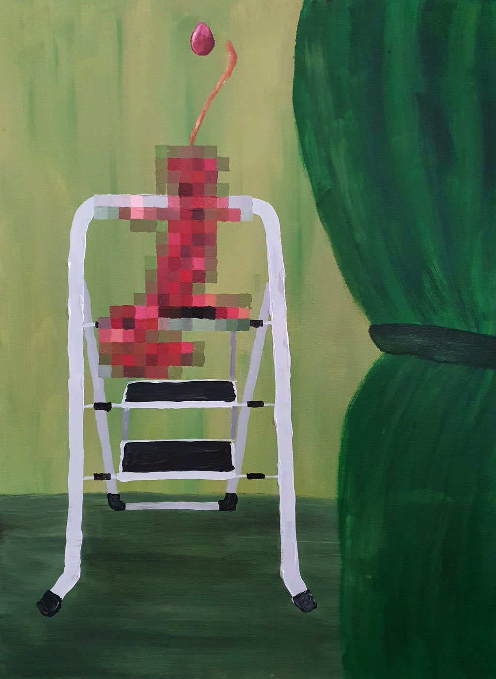 Busted! 60x80 cm, 2021