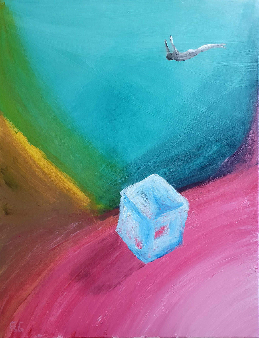 Just Before Waking, 60x80 cm, 2022