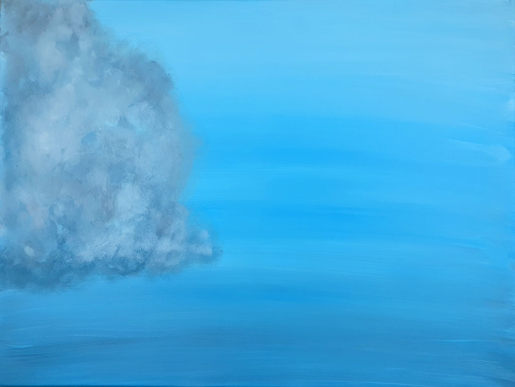 Cloud Blue, 60x80 cm, 2023