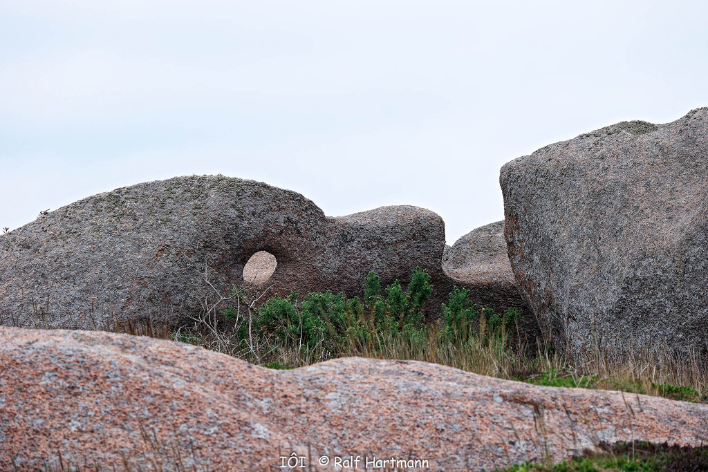 Bild: Gesicht im Felspark Plonanac´h