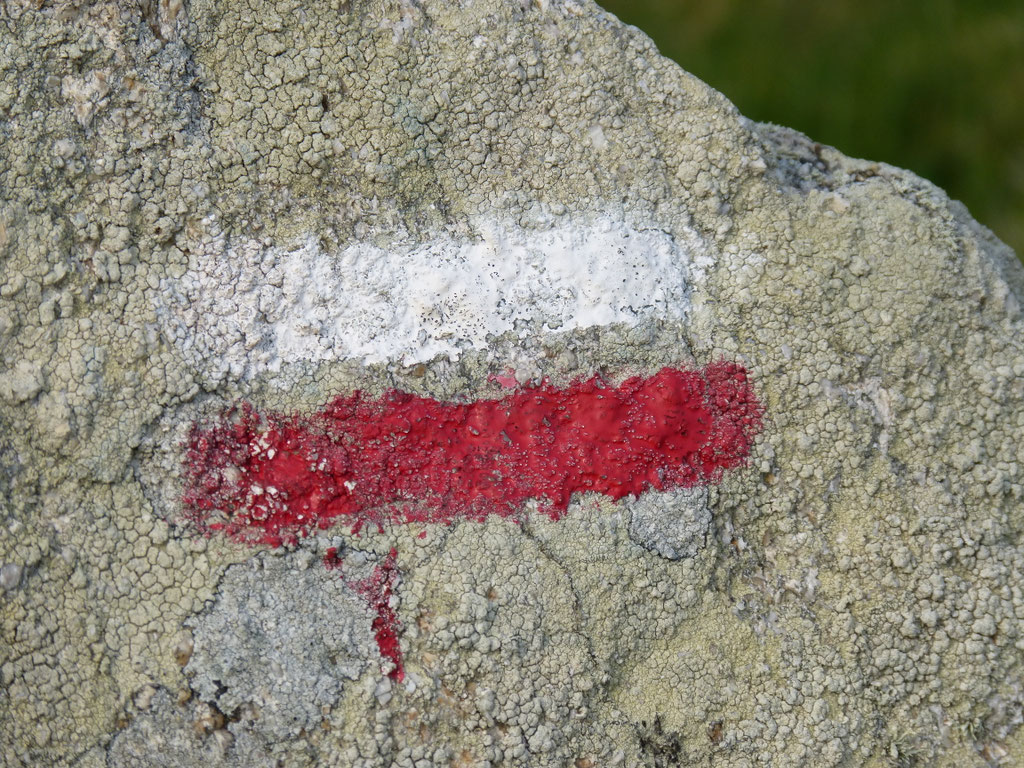 Beschilderung GR34, Küstenweg, Cap Sizun, Bretagne