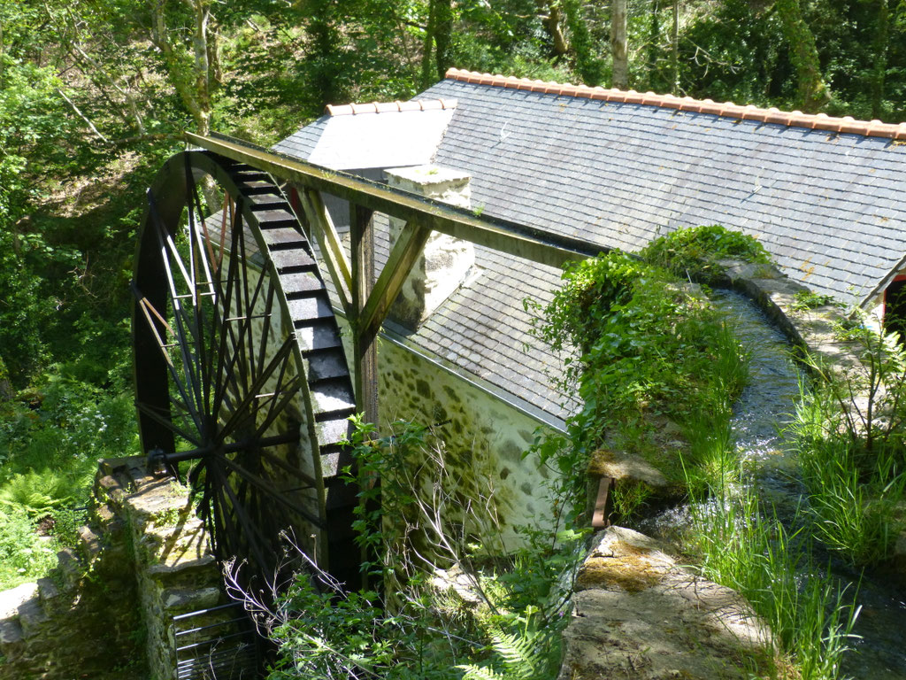 Die Pointe du Millier, Beuzec-Cap-Sizun, alte Wassermühle