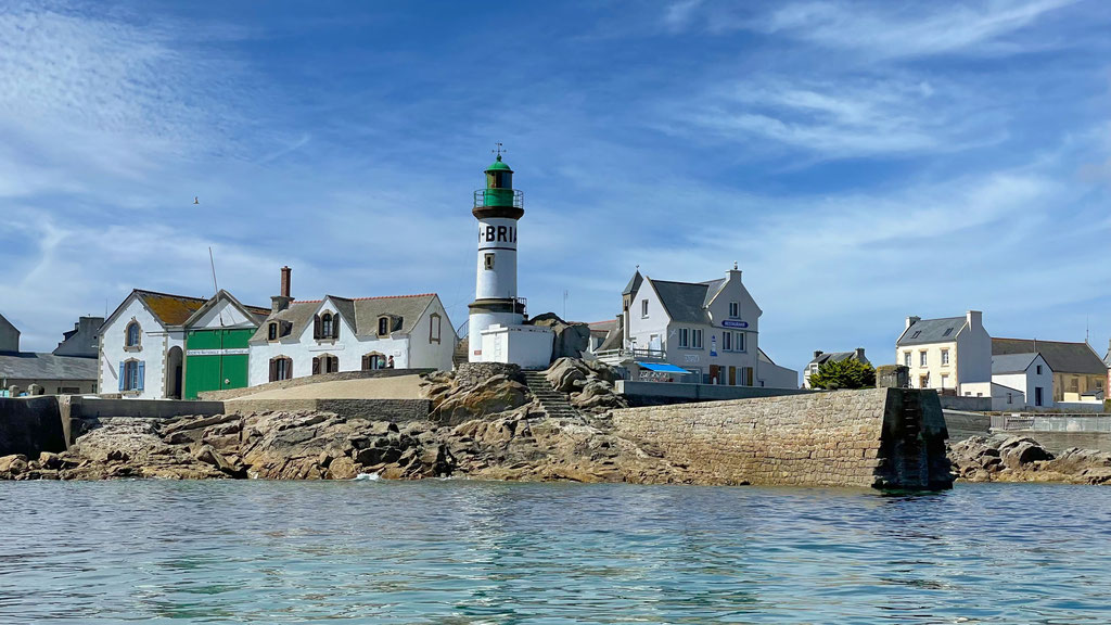 Die Île de Sein, Insel im Atlantik, Finistère, Bretagne