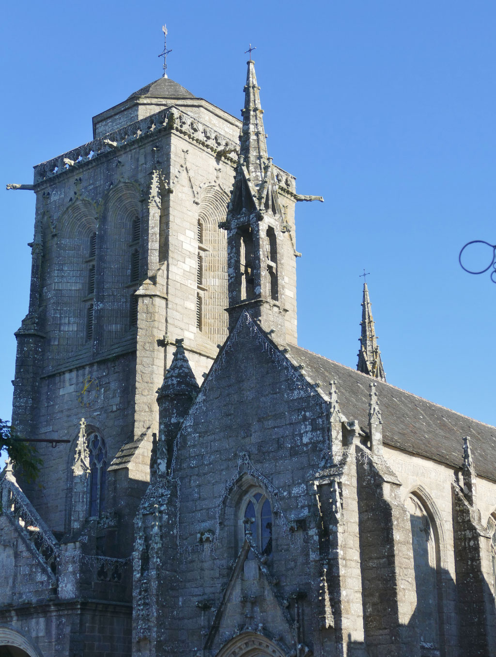 Locronan, mittelalterliches Städtchen, Finistère, Bretagne